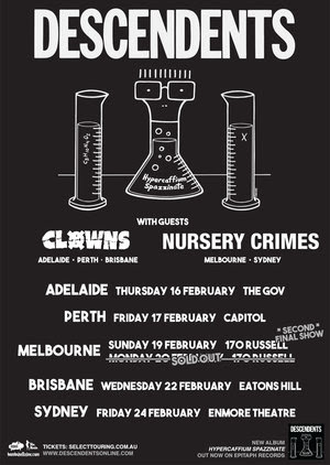 the descendents tour australia