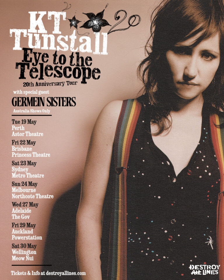 KT Tunstall confirms Germein Sisters as Special Guests for May 2026 ...